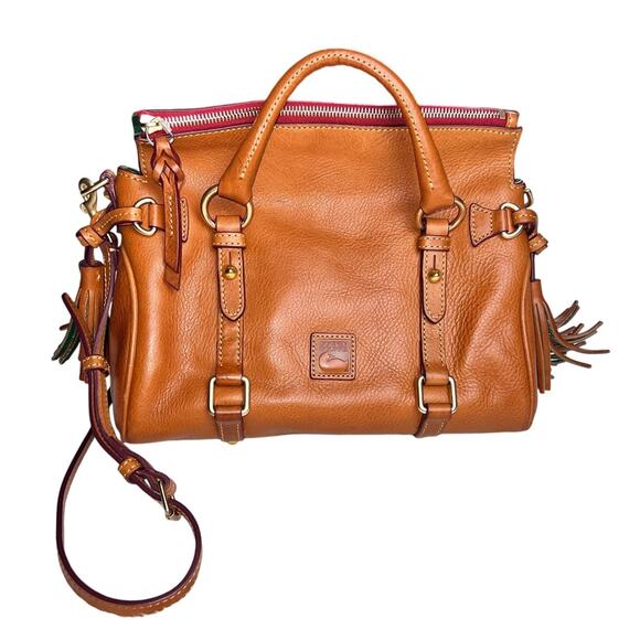 Dooney and Bourke brown Florentine Bristol Satchel - Picture 2 of 12